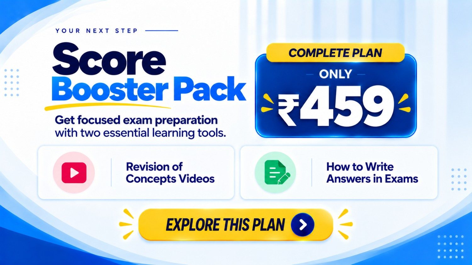 Score booster pack